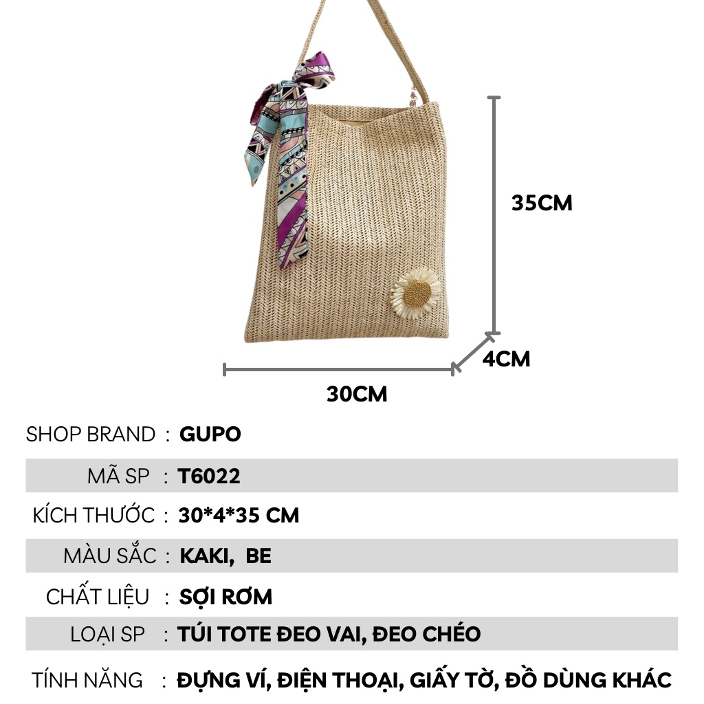 Túi đeo vai thời trang mới, túi tote cầm tay họa tiết hoa phong cách- G6022