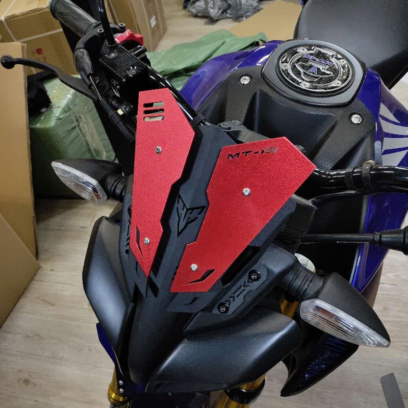 Kính Chắn Gió Bằng Hợp Kim Nhôm Cho MT125 MT-125 MT15 MT-15 2019 2020 MT 15