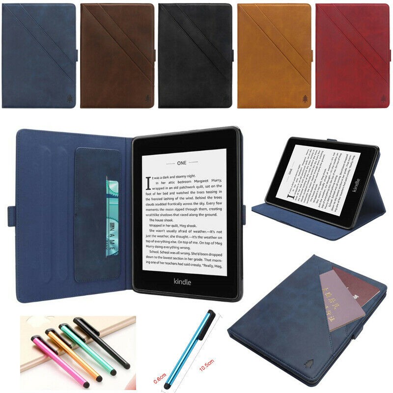 For Amazon Kindle Paperwhite 4 10th Gen 2018 Leather Stand Case Cover Auto Wake