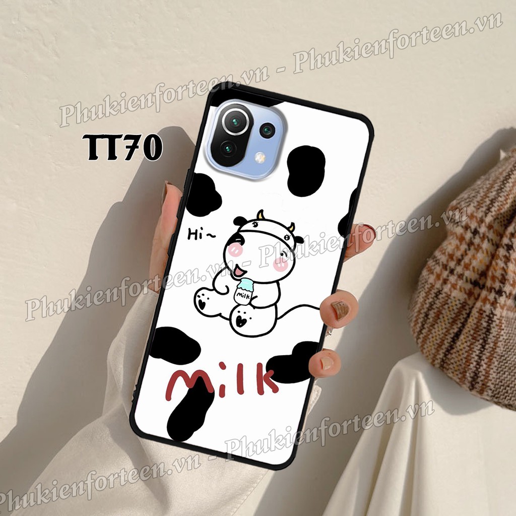 Ốp lưng Xiaomi Mi 11 -  Mi 11 Lite - Mi 11T 5G - Mi 11T Pro 5G - Ốp điện thoại Xiaomi in hình bò sữa đáng yêu hot trend