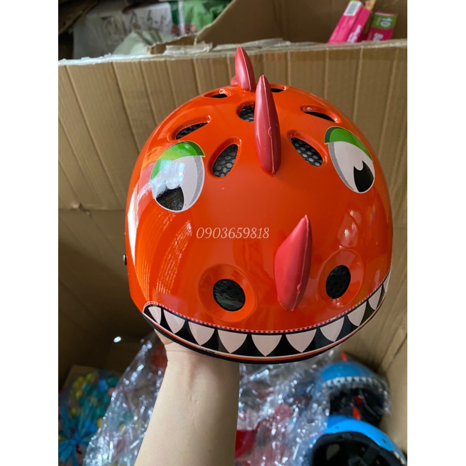Mũ Bảo Hiểm KID Khủng Long Cho Bé