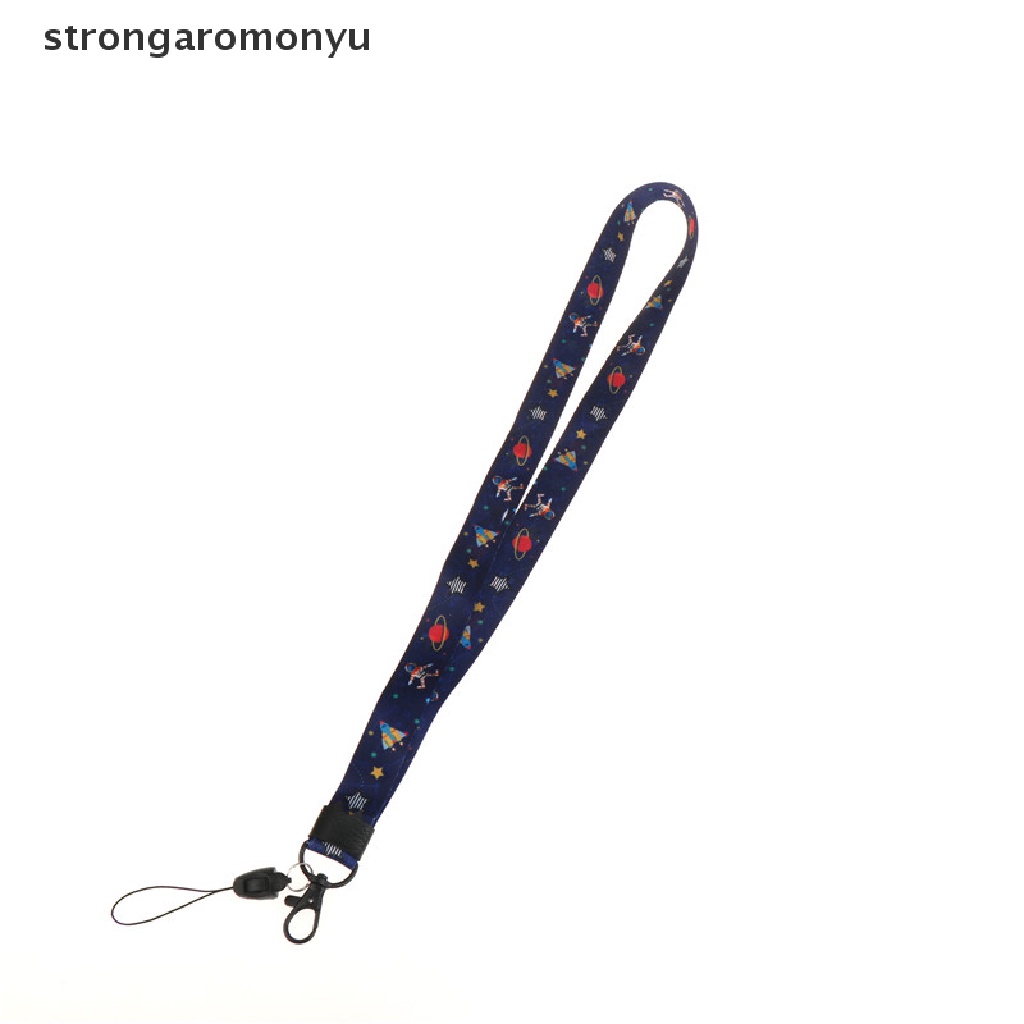 【YU】 long cactus flamingo detachable mobile phone card neck hanging lanyard straps rope band .