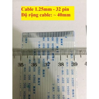 Cable FFC THUẬN (Type A) 1.25mm Dài 45-50cm