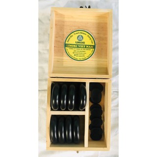 BỘ ĐÁ MASSAGE NÚI LỬA 18 VIÊN