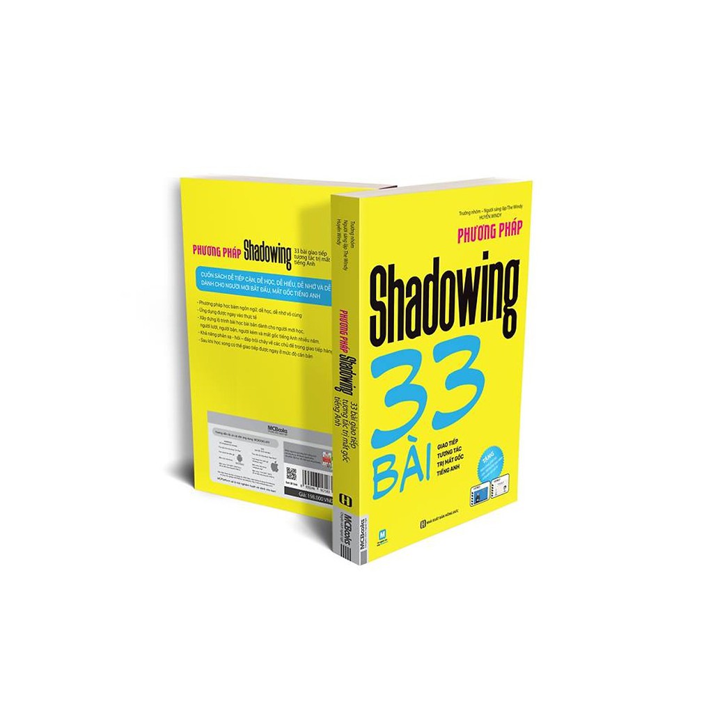 Sách - Phương Pháp Shadowing 33 bài giao tiếp tương tác trị mất gốc tiếng anh