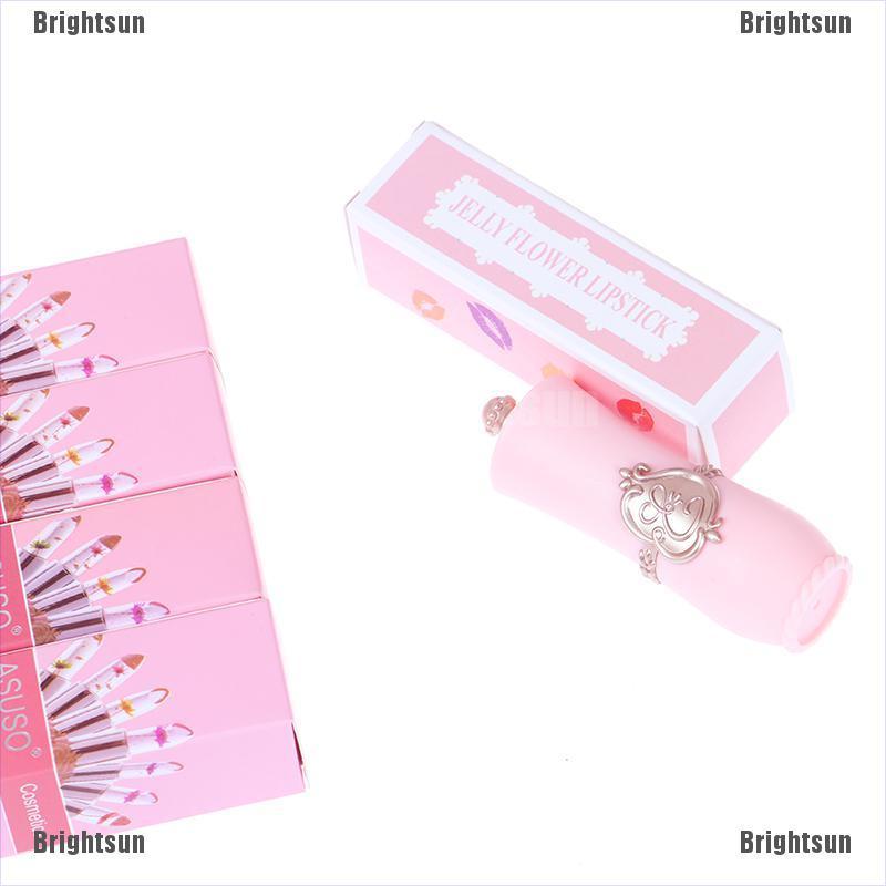 (hàng Mới Về) Son Môi Thạch Dưỡng Ẩm Lâu Trôi Thiết Kế Hình Bông Hoa Sáng Tạo | BigBuy360 - bigbuy360.vn