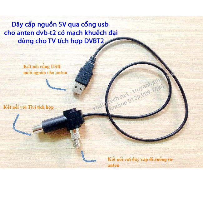 Combo Anten DVB-T2 khuếch đại dùng cho ĐẦU THU DVBT2 và TIVI TÍCH HỢP T2 | MobiTV Anten xem WorldCup 2022 DVBT2 VTV