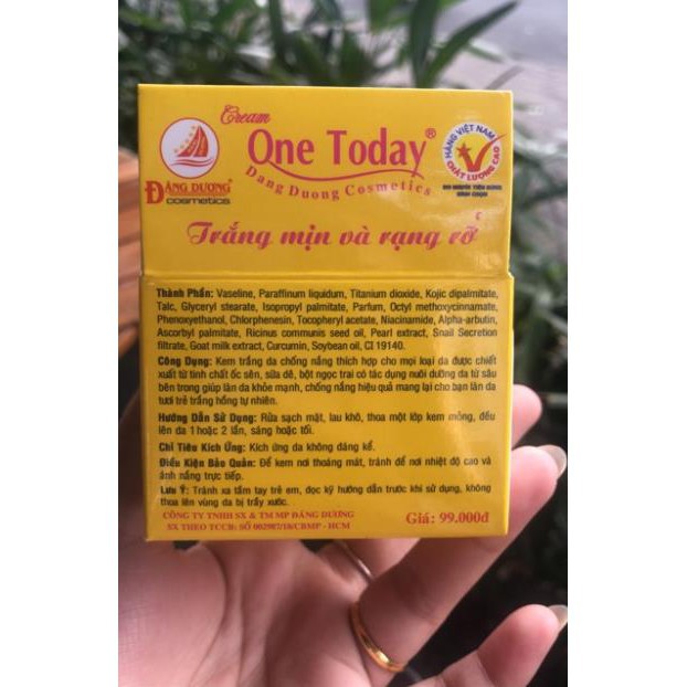 KEM TRẮNG DA CHỐNG NẮNG Ốc Sên Chính Hãng– SPF 50 ONE TODAY mua 1 tặng 1