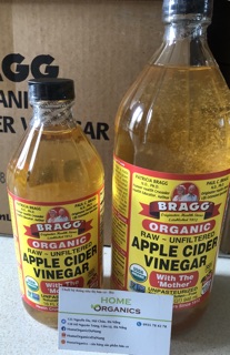[Bragg] Giấm táo hữu cơ có con men