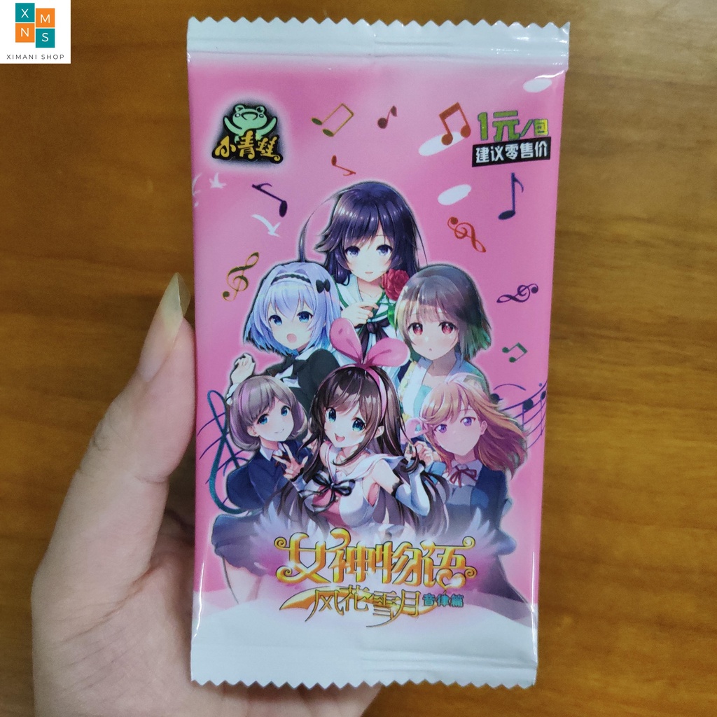 7 Mẫu Set 5 Ảnh Thẻ Nhân Phẩm Waifu Pack Card In Hình Nhân Vật Nữ Anime Girl Chibi