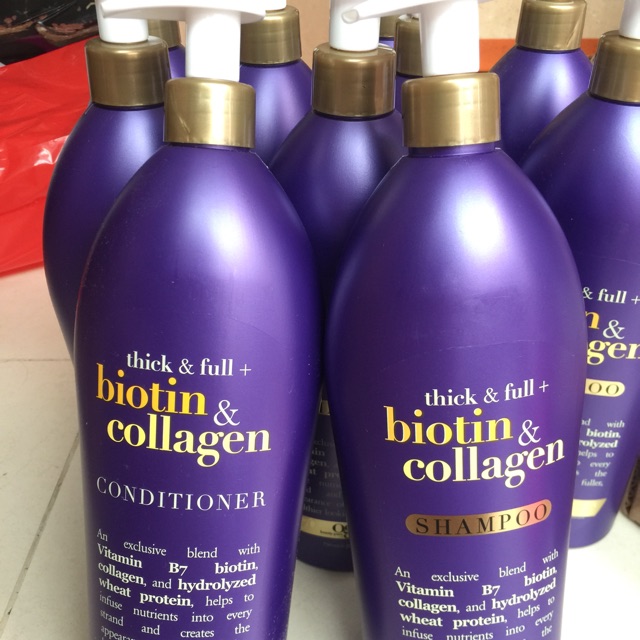 BỘ ĐÔI DẦU GỘI XẢ THICK &amp; FULL BIOTIN COLLAGEN -750 ml