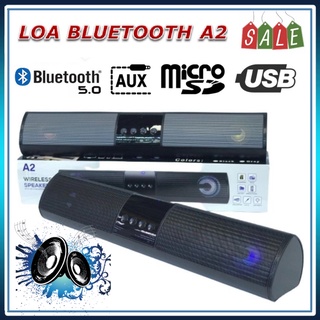 Loa Bluetooth ⭐FREE SHIP⭐ Loa Bluetooth Speaker A2 Dáng Dài 2 Loa Cực Đỉnh Âm Bass Cực Đã Kiểu Dáng Sang Trọng