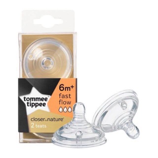 Núm ti thay thế Tommee Tippee hàng Anh quốc 1 set 2 cái