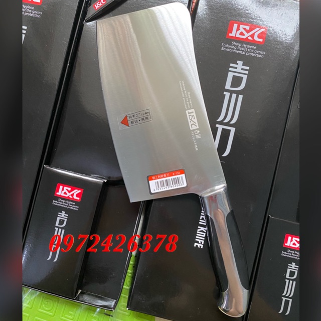 DAO CHẶT XƯƠNG -THÁI MỎNG LƯỠI THÉP KHÔNG RỈ,CÁN INOX CAO CẤP.