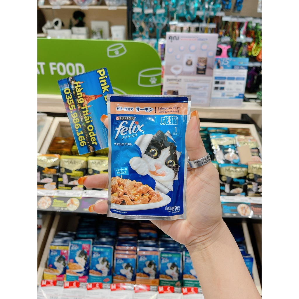 Pate Felix ⚡NỘI ĐỊA THÁI ⚡ pate cao cấp cho mèo ⚡nhập trực tiếp Thái Lan không qua trung gian ⚡