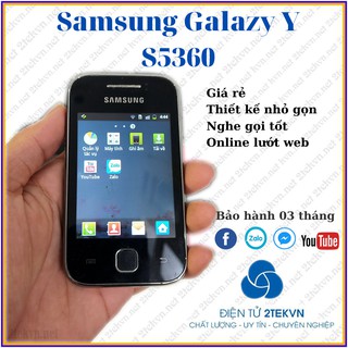 Điện thoại cảm ứng giá rẻ Samsung Galaxy Y S5360