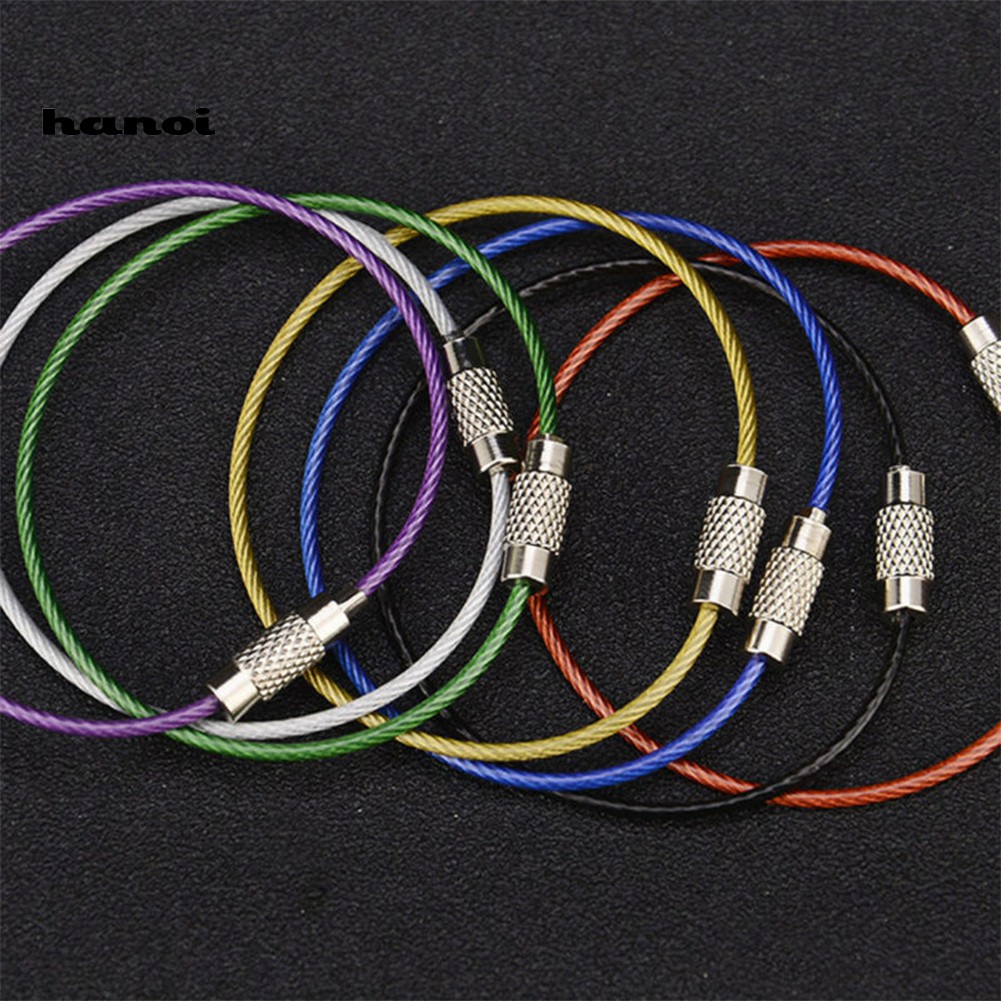 Set 5 / 10 Dây Thép Nối Móc Khóa Bền Bỉ Tiện Dụng