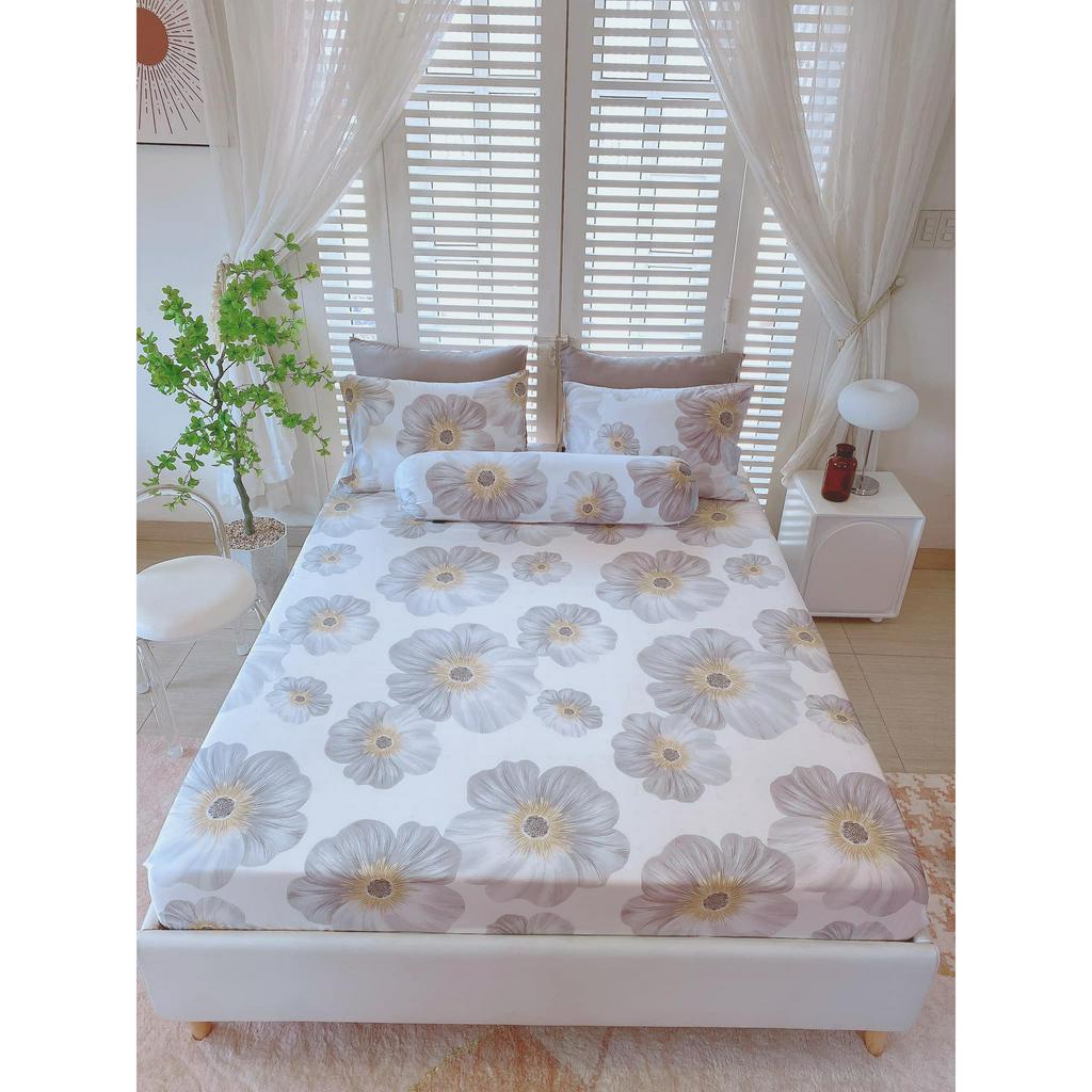 Bộ Ga Gối Tencel 80s 100% Gỗ Bạch Đàn Tự Nhiên, Vải Siêu Mịn Mát  An Toàn Cho Mọi Làn Da , Fullsize