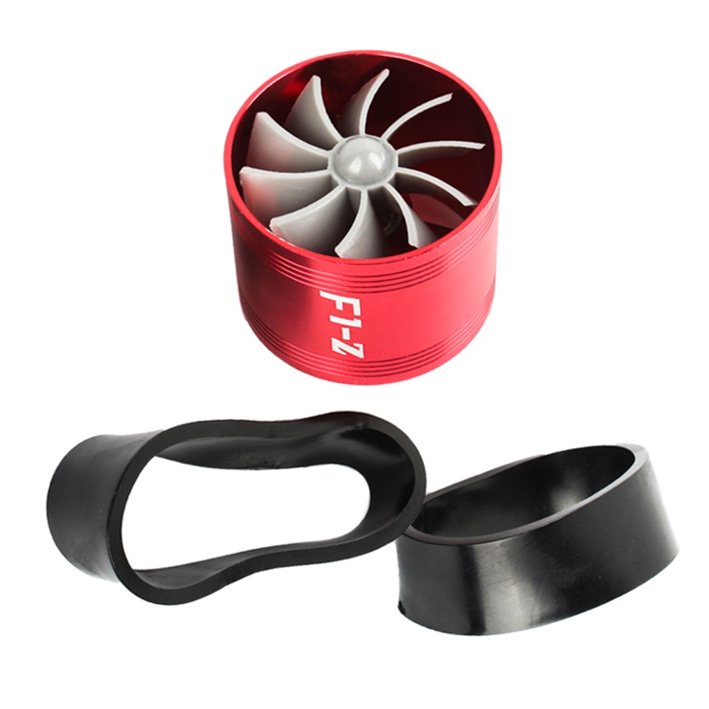 [In stock] 64.5mm x 50mm Air Intake Turbo Charger Fuel Supercharger Saver Fan Aluminum