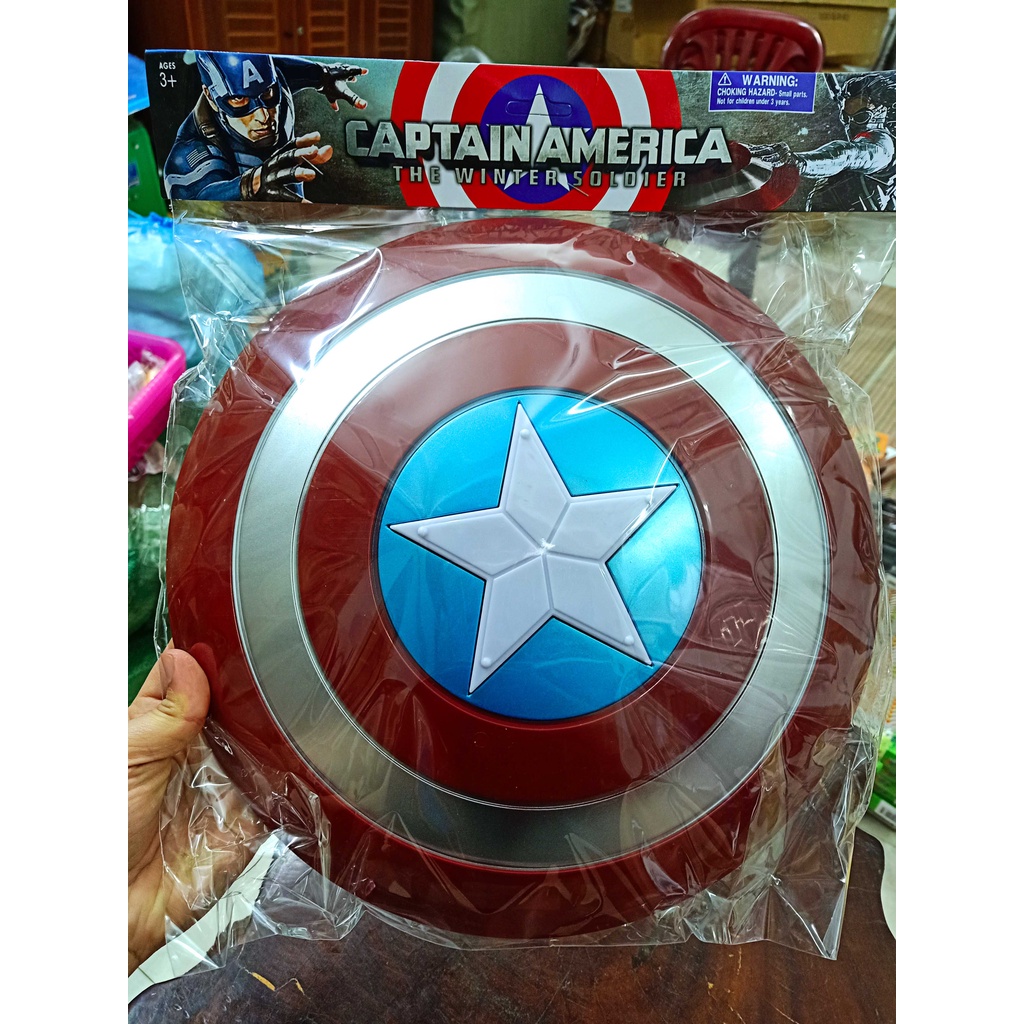 Bộ khiên Captain America có nhạc có đèn có sử dụng pin mặt nạ đội trưởng Mỹ có đèn nhạc