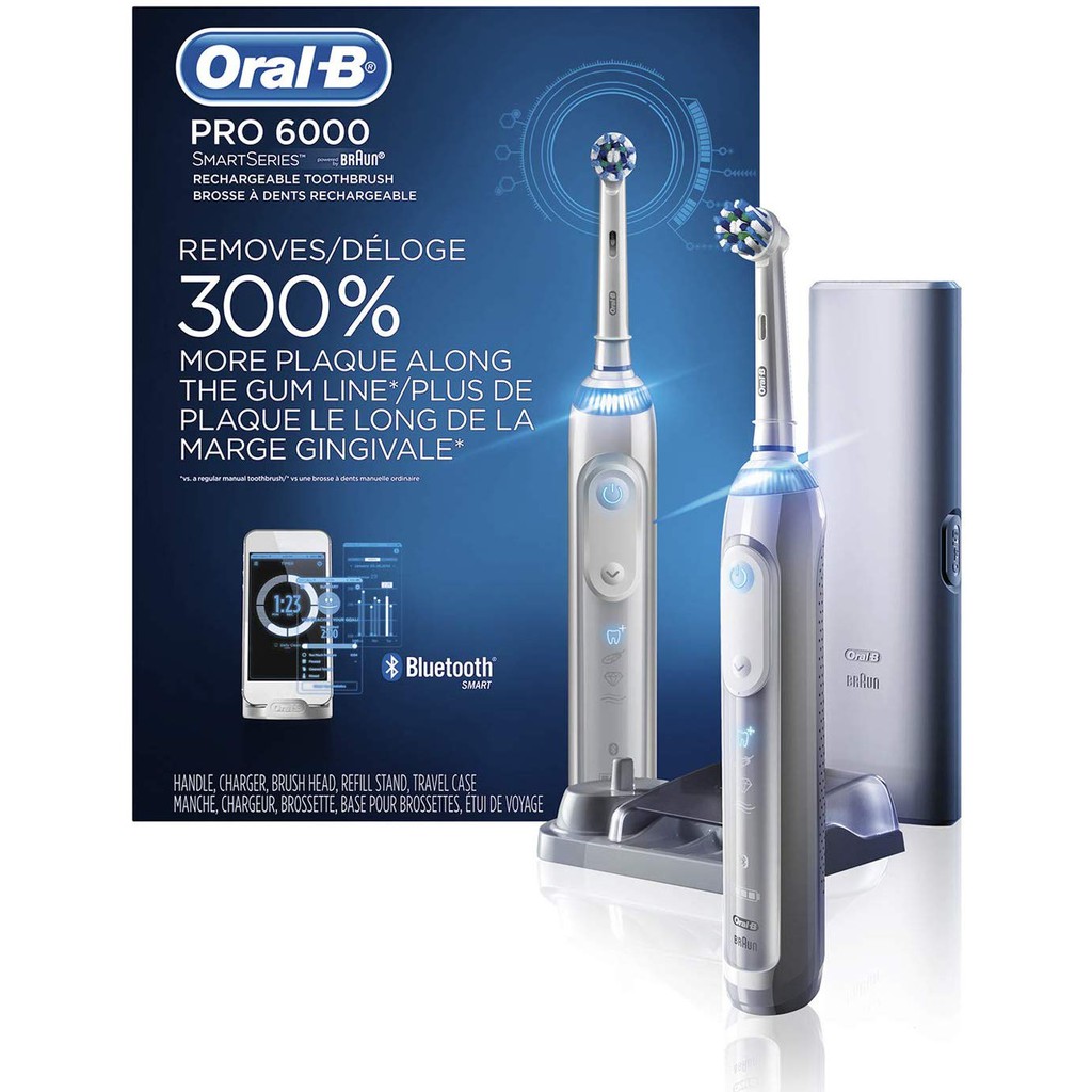 Bàn chải điện ORAL-B Smart Series PRO 3000, 5000, 6000, Genius - Kết nối bluetooth