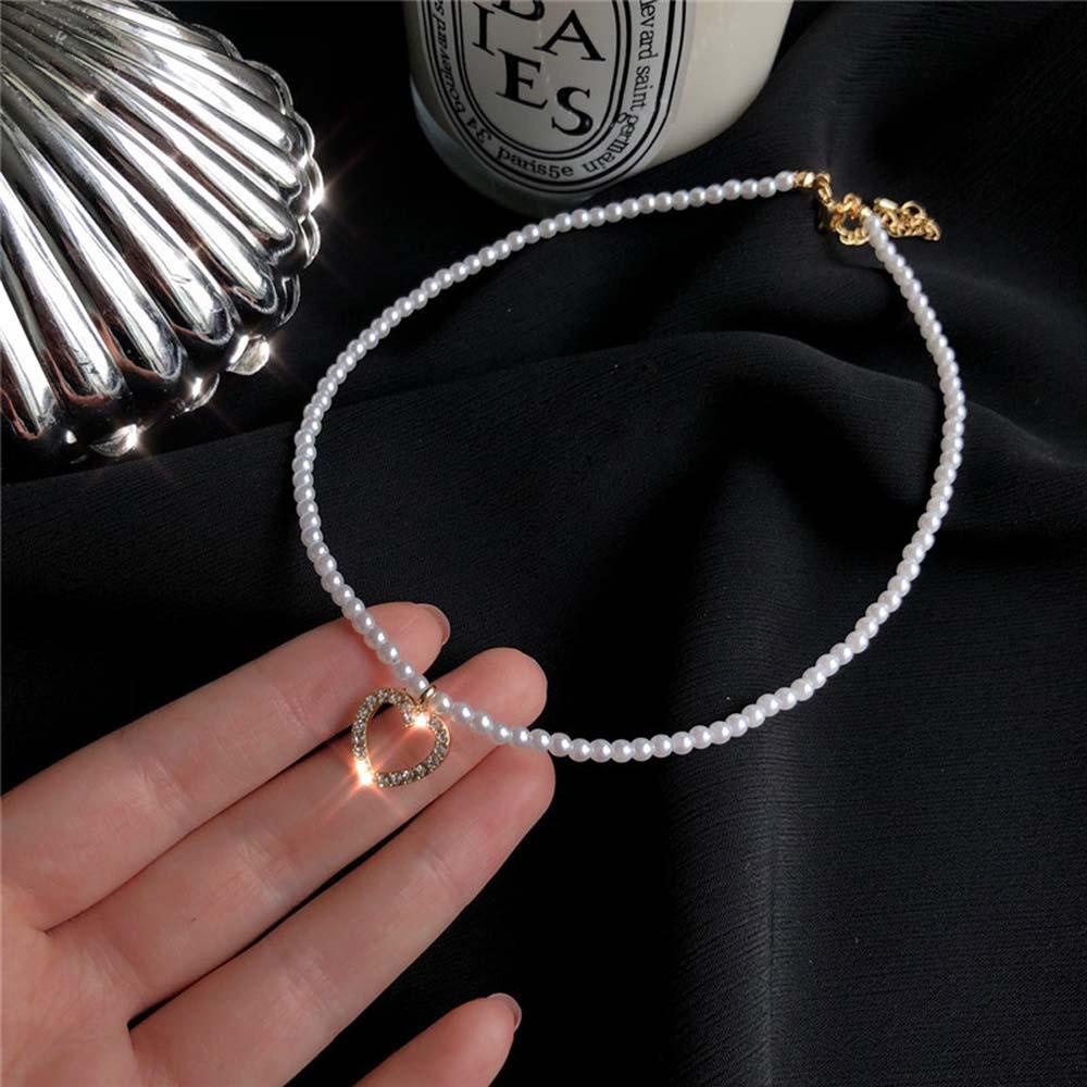 JARRED Vòng cổ Mặt Hình Trái Tim Phong Cách Hàn Quốc Cho Nữ