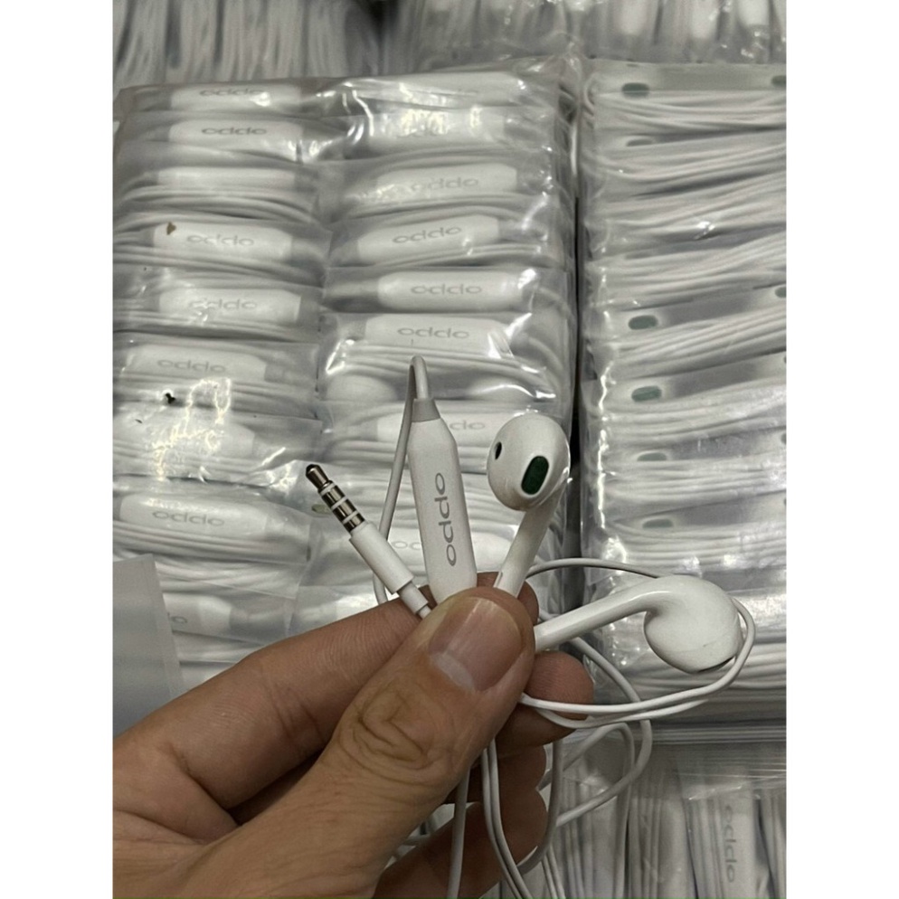 Tai Nghe Oppo Reno Màn Xanh Zin -  Âm Thanh Cực Chất + Tặng Kèm Túi Đựng Tai Nghe