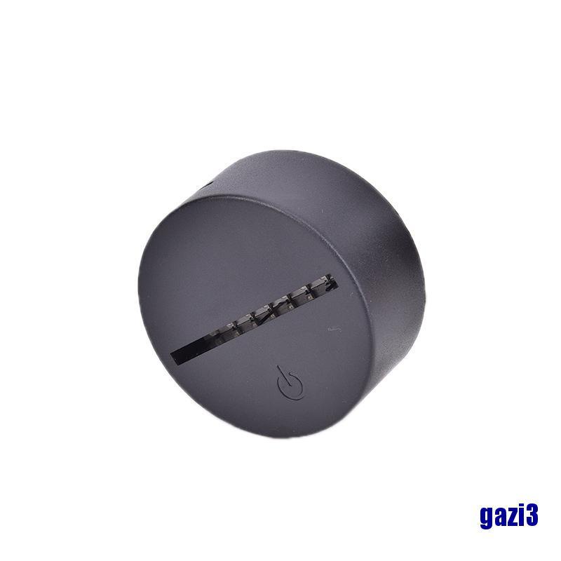 Bộ 3 Đế Đèn Led 3d Với 7 Màu Kèm Cáp Usb