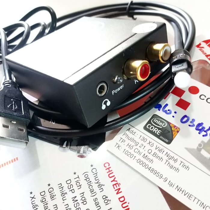 Bộ chuyển tín hiệu âm thanh Digital to Analog VinaGear XL2
