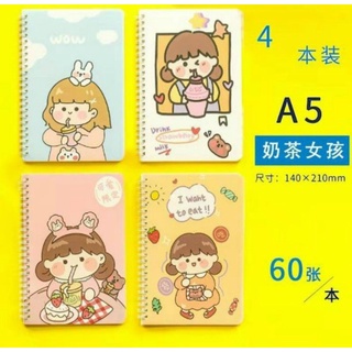 Sổ lò so size a5 , kẻ ngang