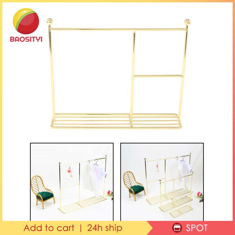 Giá Treo Phơi Quần Áo Cho Búp Bê Tỉ Lệ 1 / 6 1 / 8 1 / 12 BJD [Baosity1]