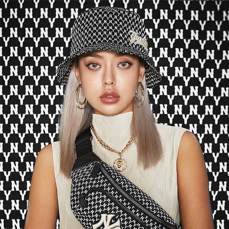 Nón Tai Bèo Mlb NY Yankees Vành Rộng Cá Tính Chống Nắng Cho Nam Nữ