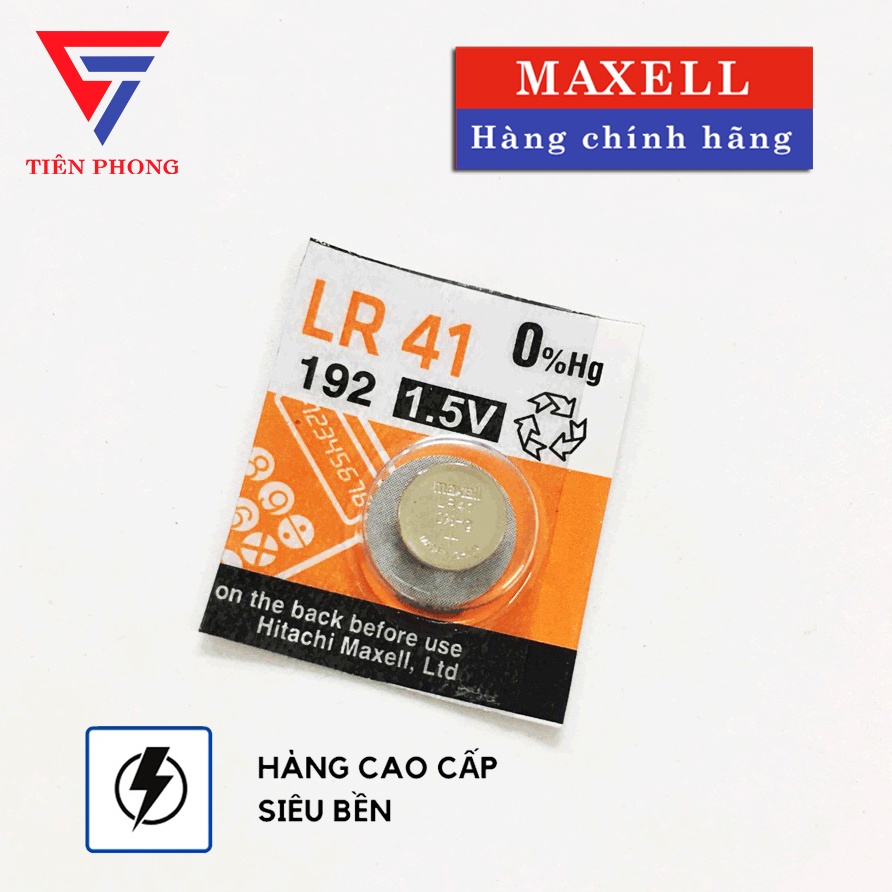 1 Viên Pin Maxell AG3 LR41 192 1.5V Hàng Chính Hãng