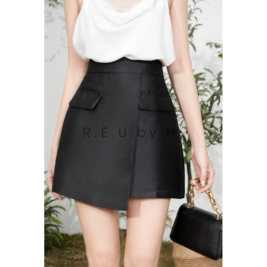 Chân váy tafta nắp túi | BigBuy360 - bigbuy360.vn