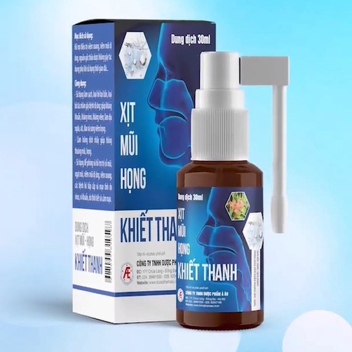 Dung dịch xịt mũi họng Khiết Thanh chai 30ml