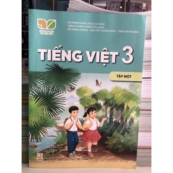 tiếng việt lớp 3 tập 1 + bao kiếng + bút chì 2b (kết nối trí thức)