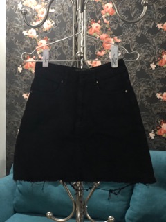 VÁY JEANS ĐEN 100k