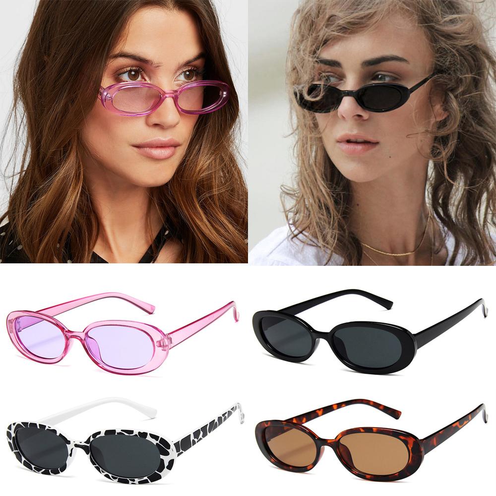 Kính Mát Gọng Oval Phong Cách Vintage Thời Trang Unisex