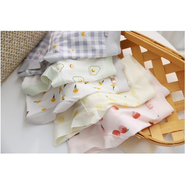 Quần lót cotton co dãn thoáng mát họa tiết siêu dễ thương DORIS - 012
