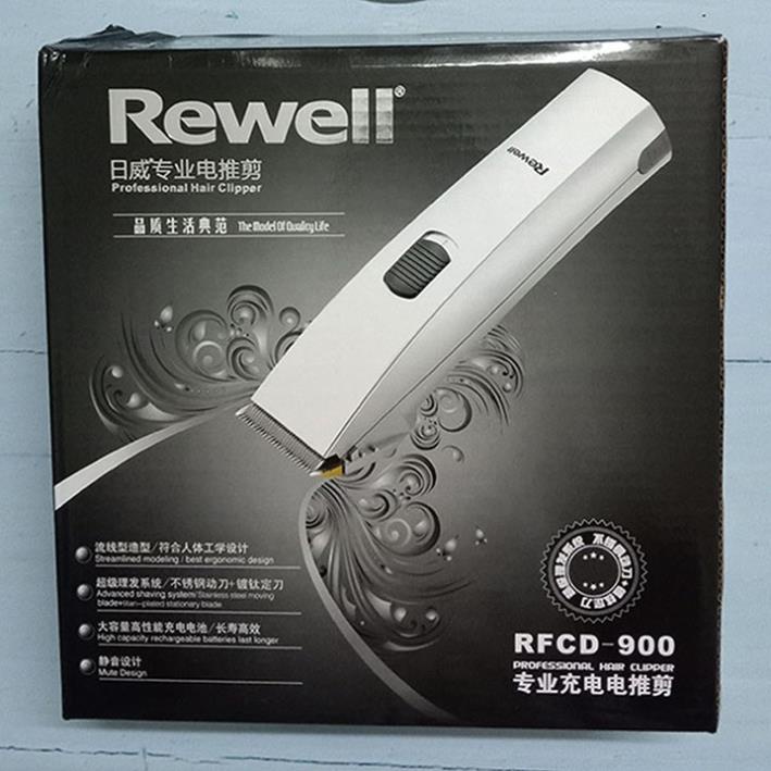[MÀU BẠC] Tông Đơ Cắt Tóc Rewell RFCD-D900  (tặng kèm 1 viên pin dự phòng)