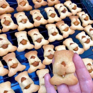 Bánh qui gấu hạnh nhân ăn kiêng  giảm cân