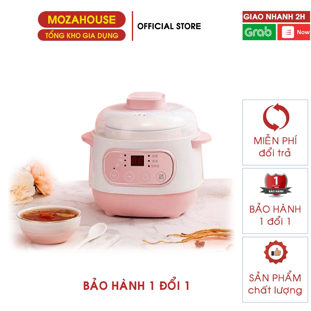 Nồi nấu cháo cho bé, ninh, hầm, luộc cách thủy 4 trong 1 NỘI ĐỊA TRUNG CAO CẤP.  MozaHouse  - MozaHouse