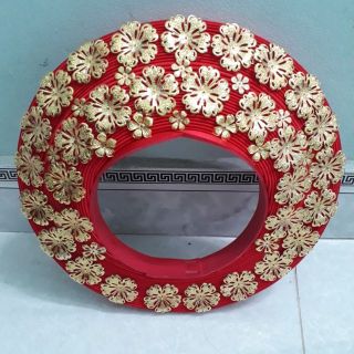 Khăn xếp đính hoa kim loại
