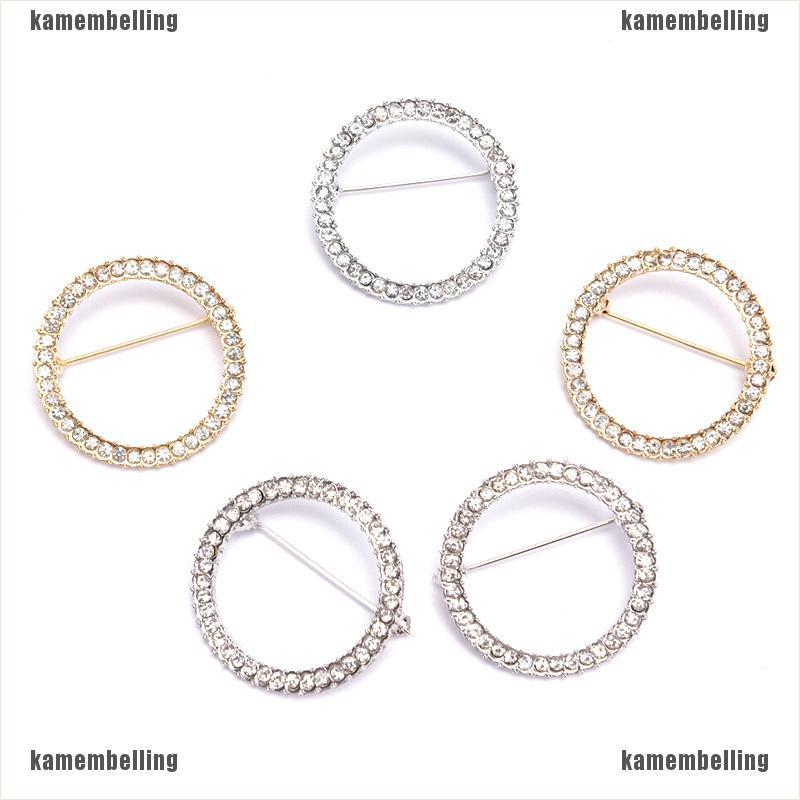 Phụ Kiện Giá Đỡ Kẹp Pha Lê Tròn Đơn Giản Cho Nữ