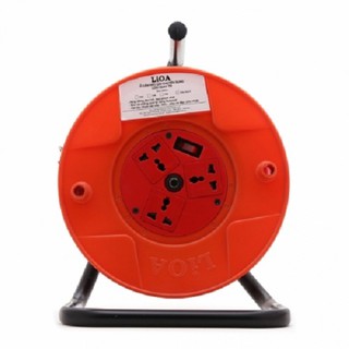 Ổ cắm kéo dài quay tay kiểu rulo to lioa qt2025 20m x 2 - qt2025