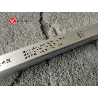 Nguồn Led Đũa 12V-5A 60W