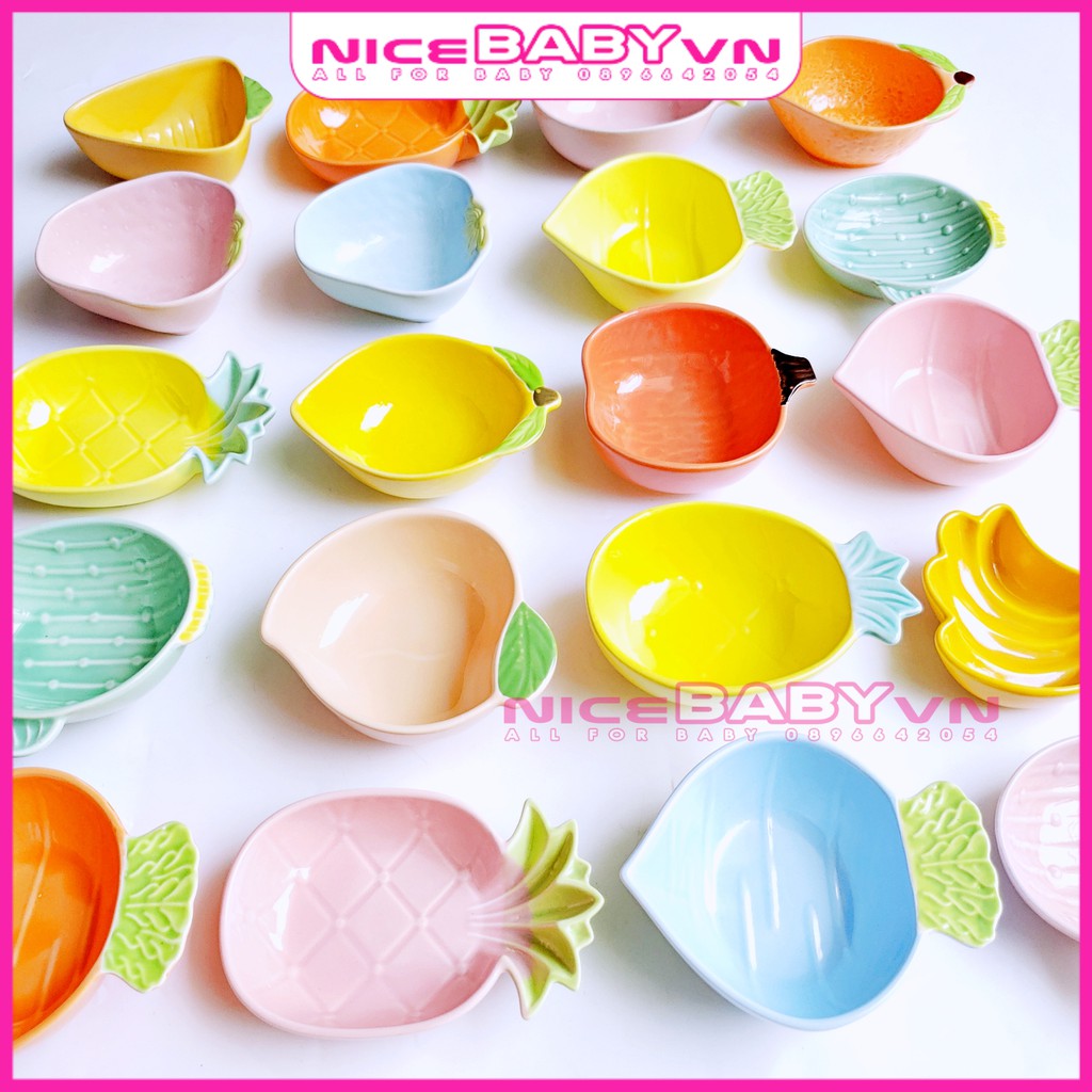 Bát Ăn Dặm Gốm Sứ kiểu Nhật Nhiều Hình Sinh Động Chén Ăn Dặm Giúp Bé Ăn Ngon NiceBabyVn Link 1