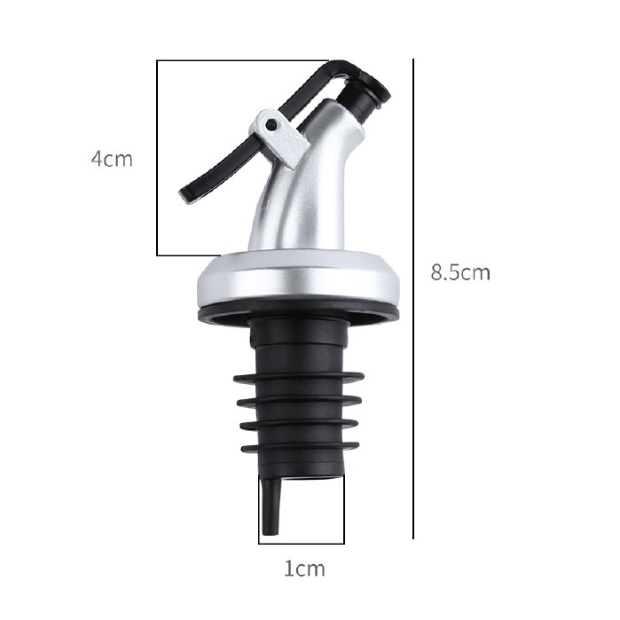 Bình đựng dầu ăn/nước tương chống rò rỉ có vòi nhấn tiện dụng cho nhà bếp