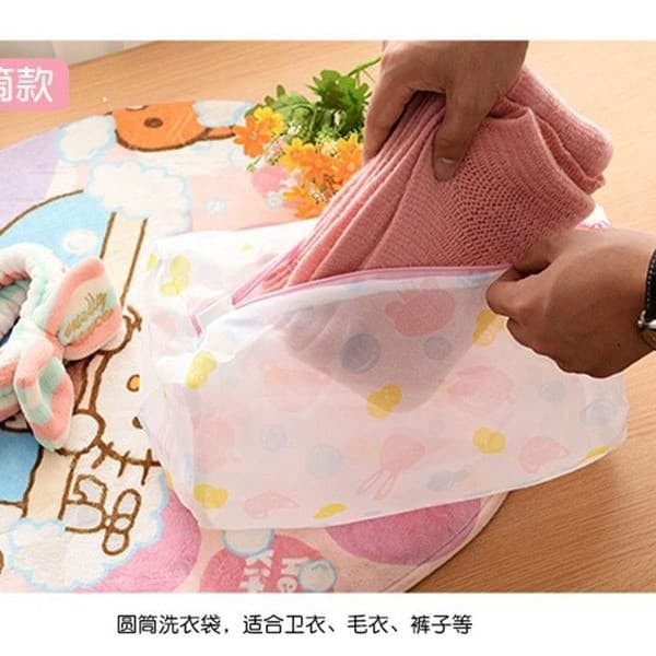 Set 5 túi giặt quần áo,đồ lót đủ kích thước TT, sét túi giặt hoa