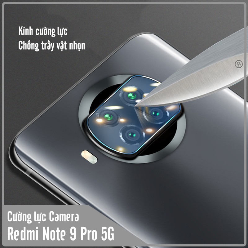 Xiaomi Redmi Note 9 Pro 5G, Note 9T, Mi 10T Lite, Poco M3 , Mi 11 - Dán cường lực Camera, cường lực màn hình trong suốt